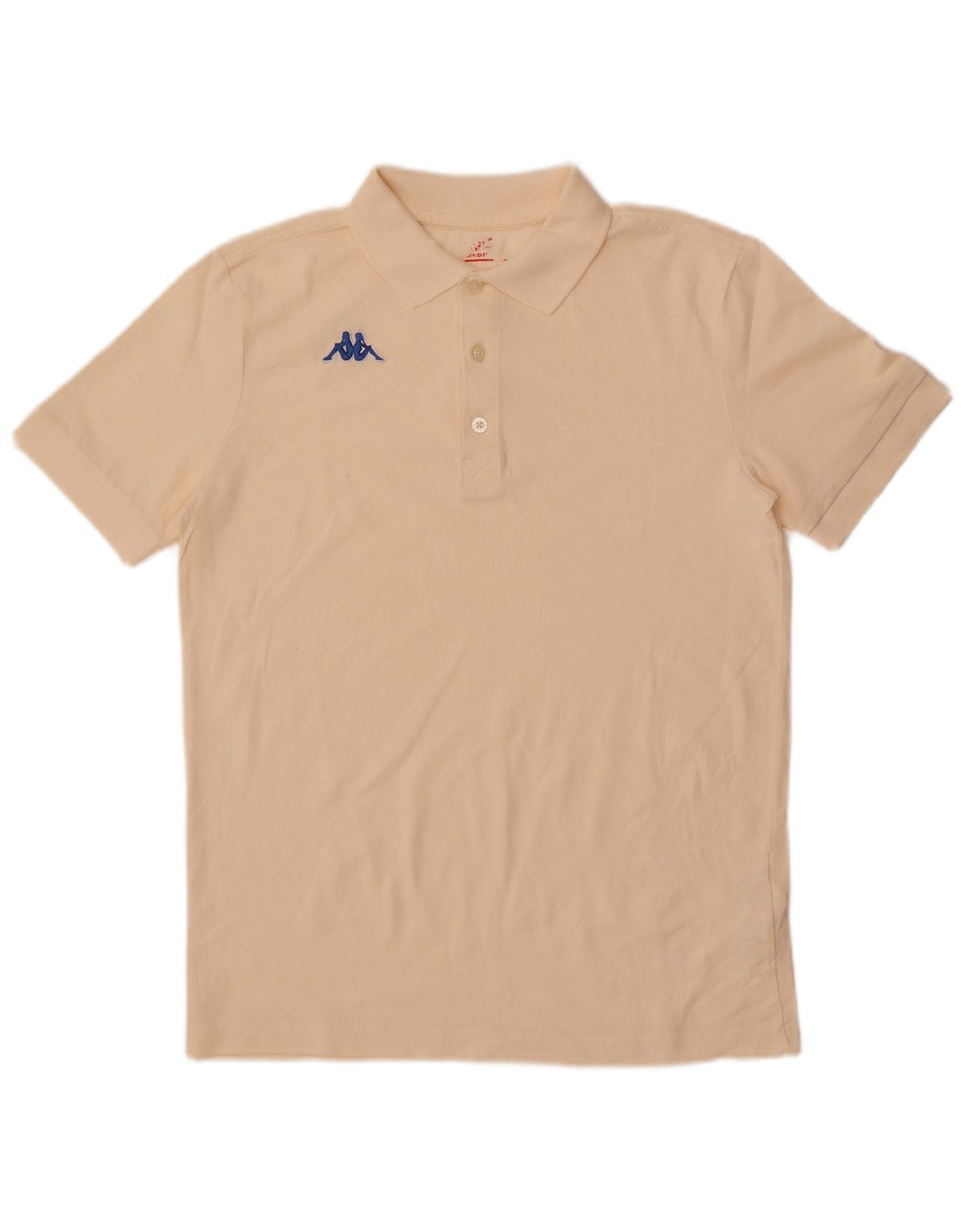 Kappa Herren-Poloshirt aus mittelweißer Baumwolle