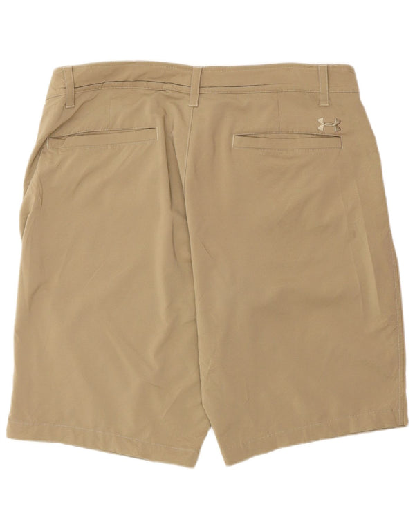 Under Armour Mens Heat Gear Casual Shorts W36 Large  Brown