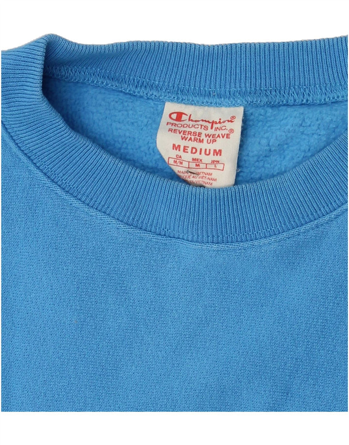 CHAMPION Womens Sweatshirt Jumper UK 14 Medium Blue Cotton Vintage Champion and Second-Hand Champion from Messina Hembry 