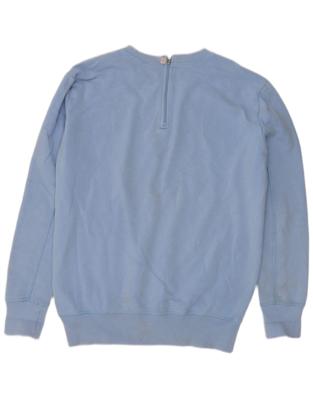 Ellesse Womens Graphic Oversized Sweatshirt Jumper UK 10 Small Blue Cotton