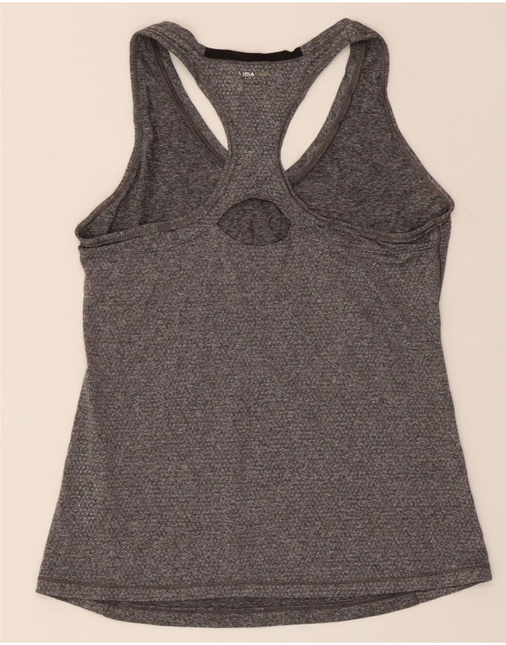 ADIDAS Womens Climacool Vest Top UK 14 Medium Grey Polyester Vintage Adidas and Second-Hand Adidas from Messina Hembry 