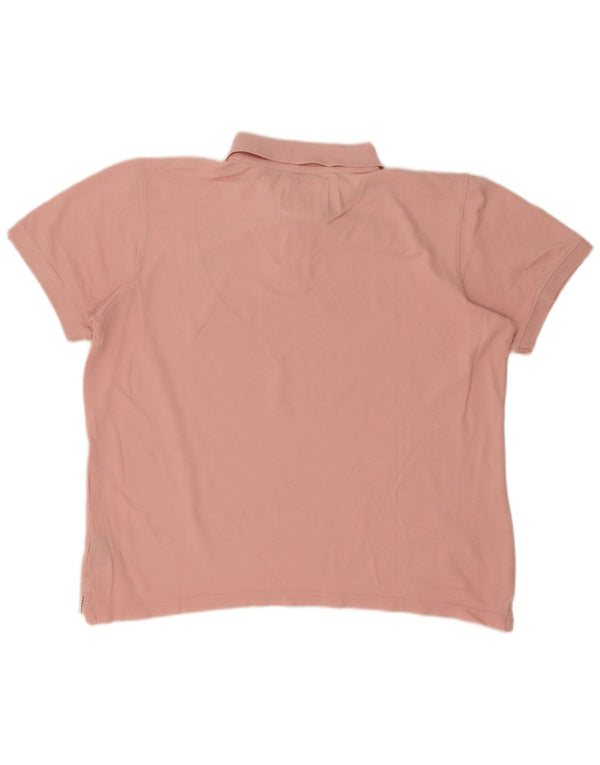 Crew Clothing Polo Homme Grand Rose Coton