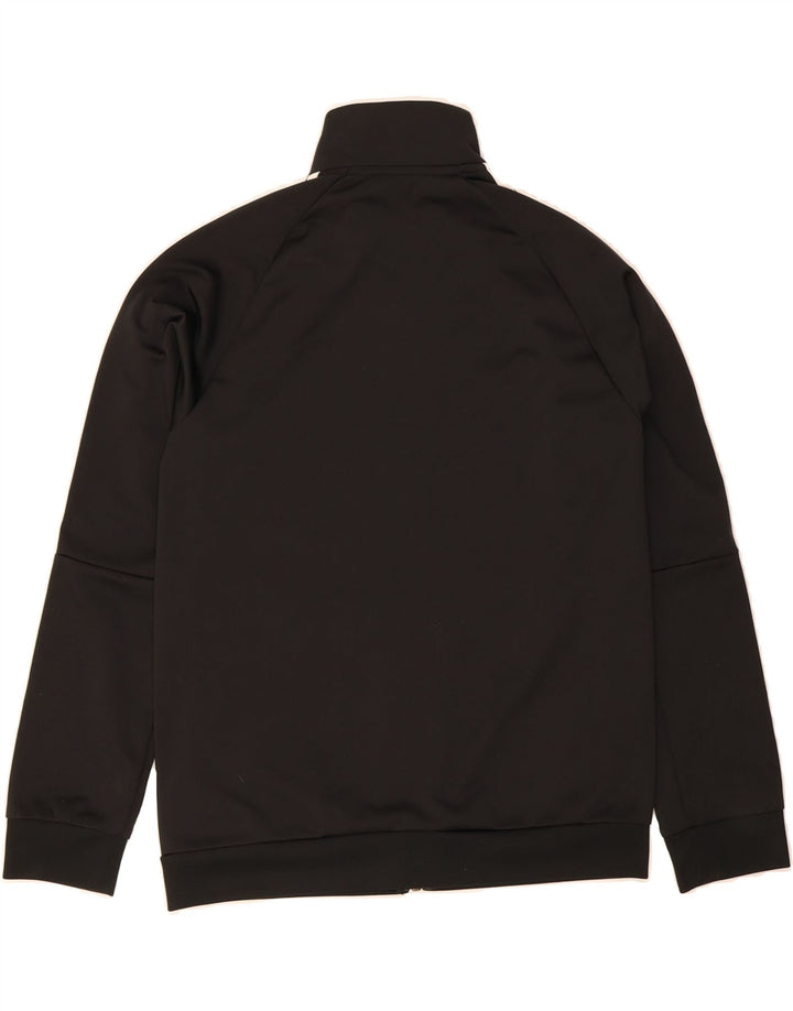 ADIDAS Boys Climalite Tracksuit Top Jacket 11-12 Years Black Polyester Vintage Adidas and Second-Hand Adidas from Messina Hembry 