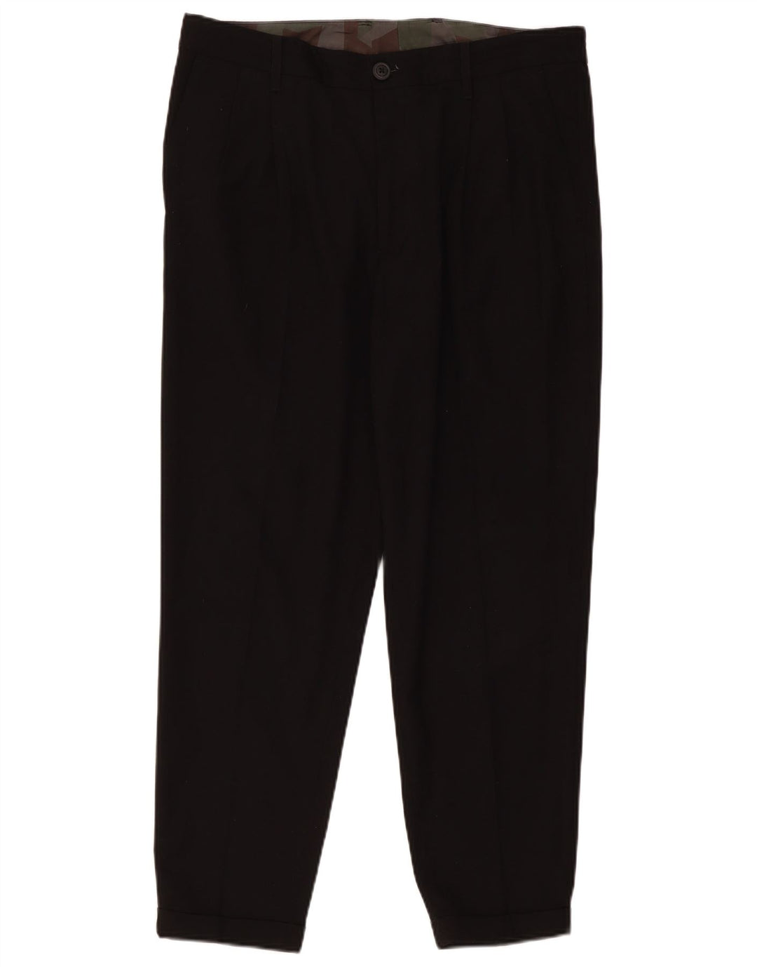 Armani Exchange Pantalon Chino Pegged Homme W34 L28 Noir Polyester