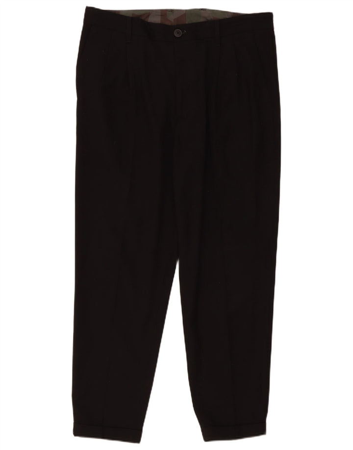 Armani Exchange Pantalon Chino Pegged Homme W34 L28 Noir Polyester