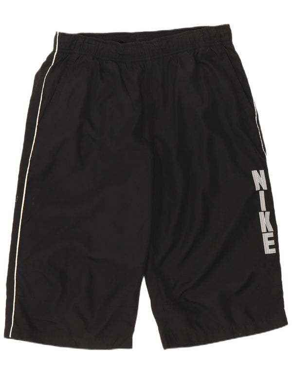 Nike Mens Graphic Sport Shorts Large Black Polyester