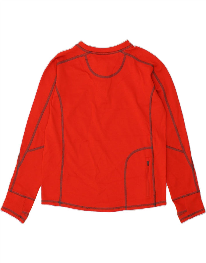 L.L.BEAN Girls Top Long Sleeve 10-11 Years Medium Red Vintage L.L.Bean and Second-Hand L.L.Bean from Messina Hembry 