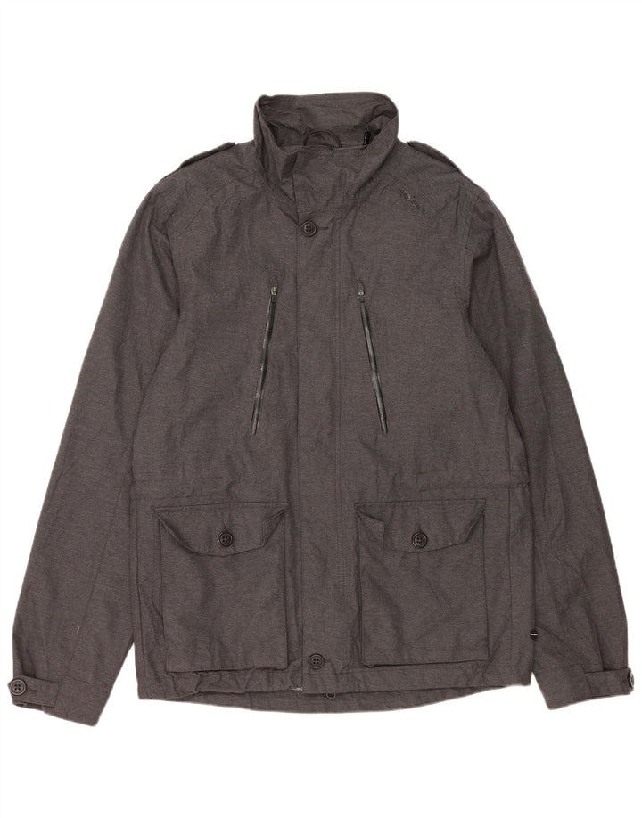 O'Neill Mens Military Utility Jacket UK 38 Medium Grey Polyester