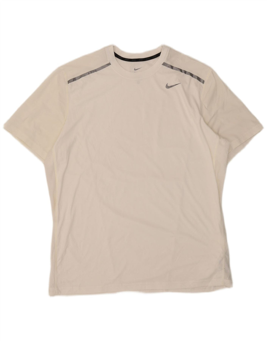 Męski T-shirt Nike Dri Fit Top XL, biały, poliester