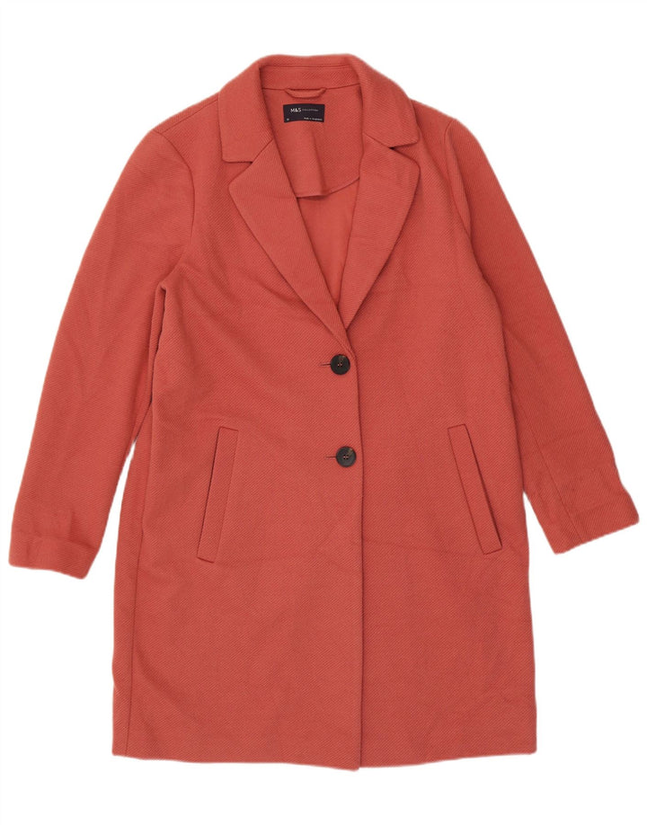 Marks & Spencer Damenmantel UK 14 Mittelrosa Polyester