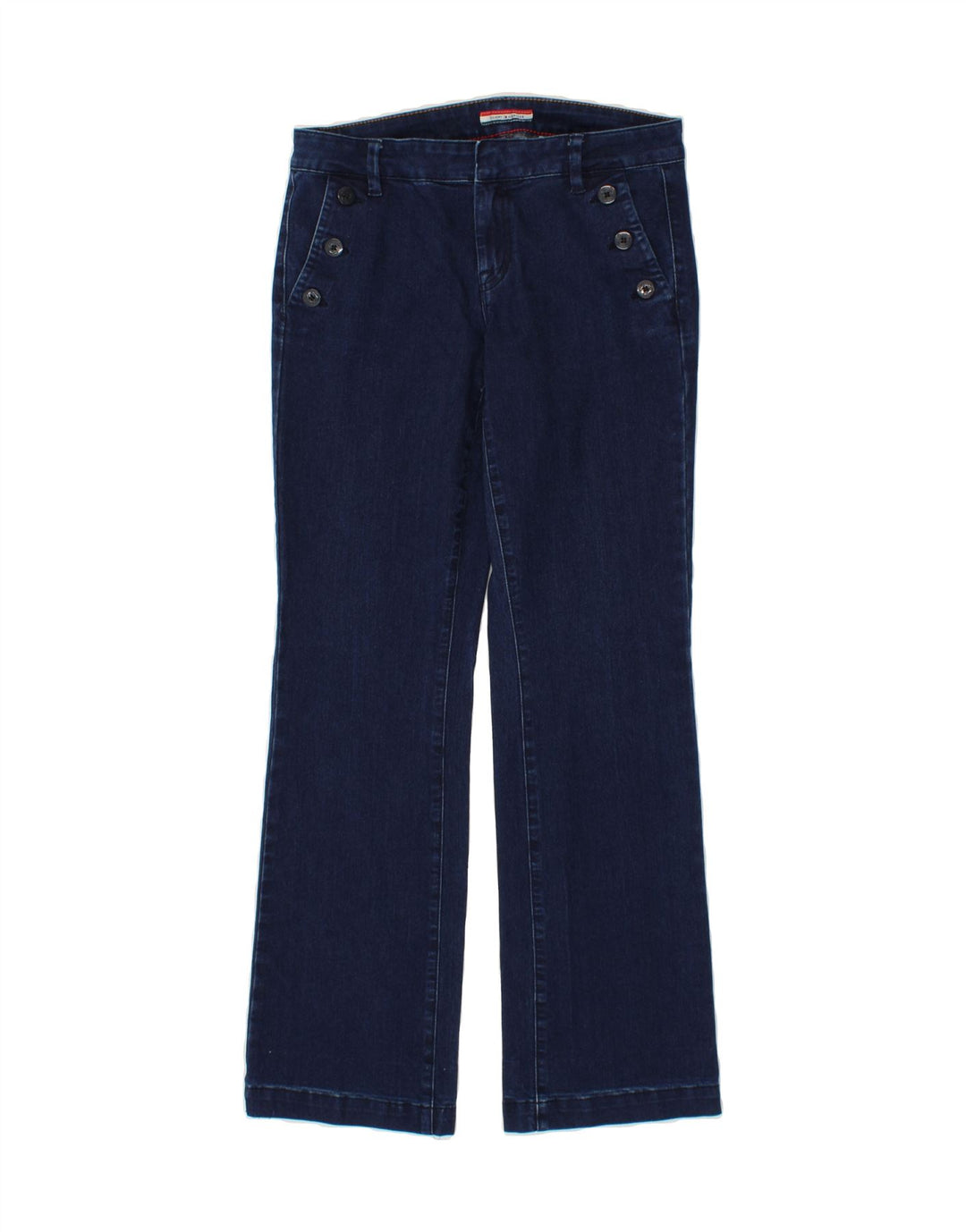 TOMMY HILFIGER Womens Bootcut Jeans US 4 Small W30 L31 Navy Blue Vintage Tommy Hilfiger and Second-Hand Tommy Hilfiger from Messina Hembry 