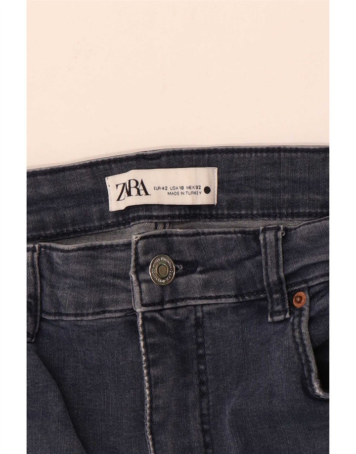Zara Womens Slim Jeans EU 42 Large W32 L28 Navy Blue