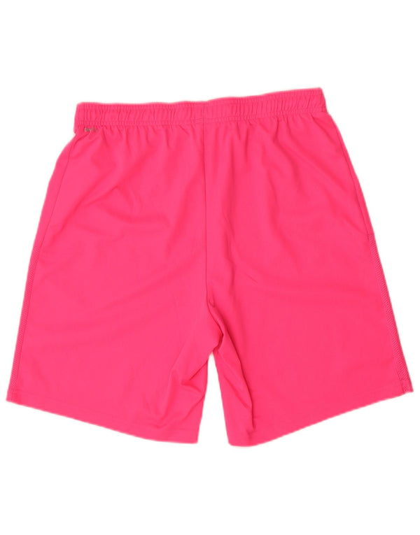 Pantaloncini sportivi da uomo Puma in poliestere rosa medio