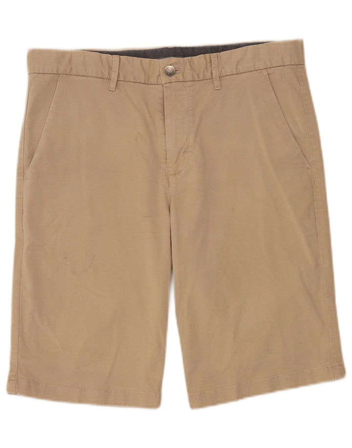 Calvin Klein Mens Chino Shorts W32 Medium Beige Cotton