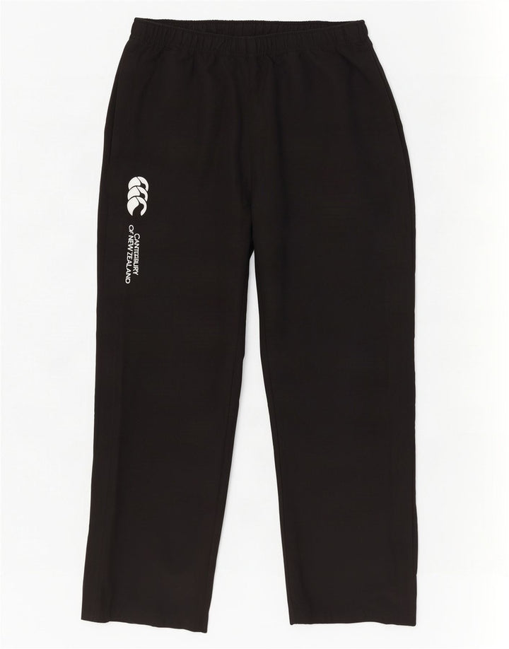 Pantaloni giacca a vento con grafica da uomo Canterbury 2XL poliestere nero