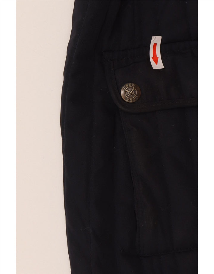 Crew Clothing Womens Padded Jacket UK 10 Small Navy Blue Polyester