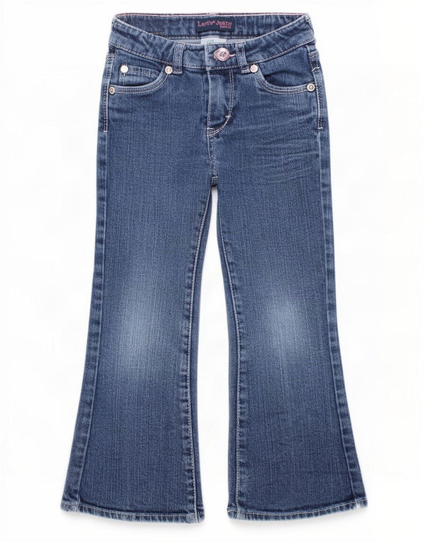 Levi's Girls Flared Jeans 3-4 år W20 L15 Blå Bomuld
