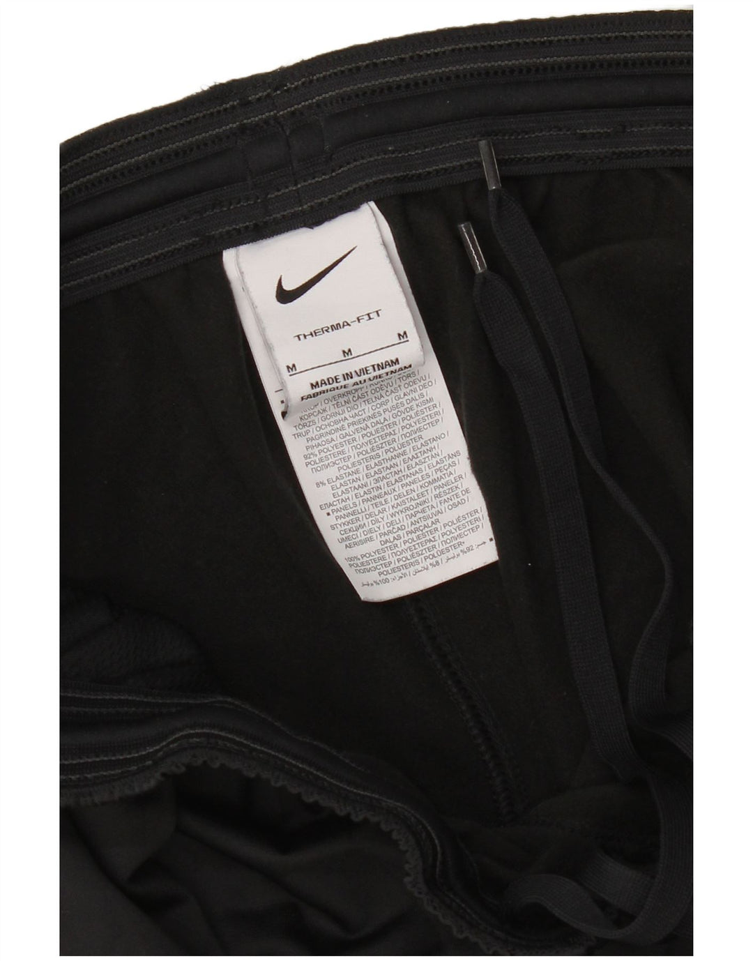 Nike Mens Therma-Fit Tracksuit Trousers Medium  Black Polyester
