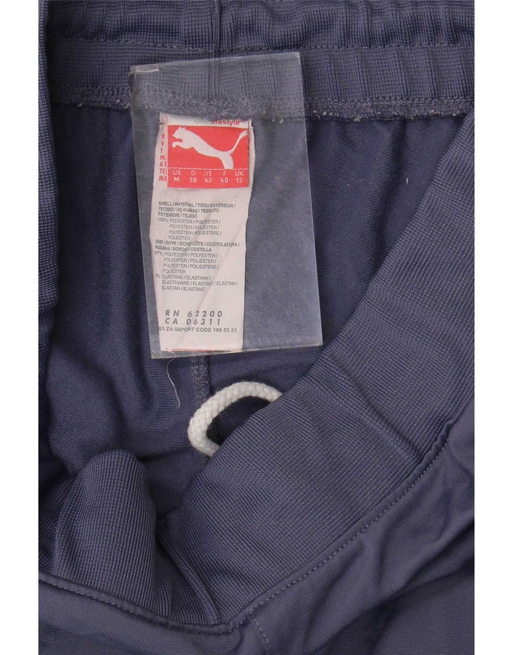 Pantaloni da tuta da donna Puma Joggers UK 12 Poliestere blu medio