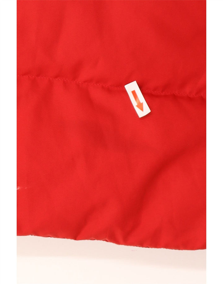 Champion Veste matelassée à capuche pour femme UK 14 Rouge moyen Polyester