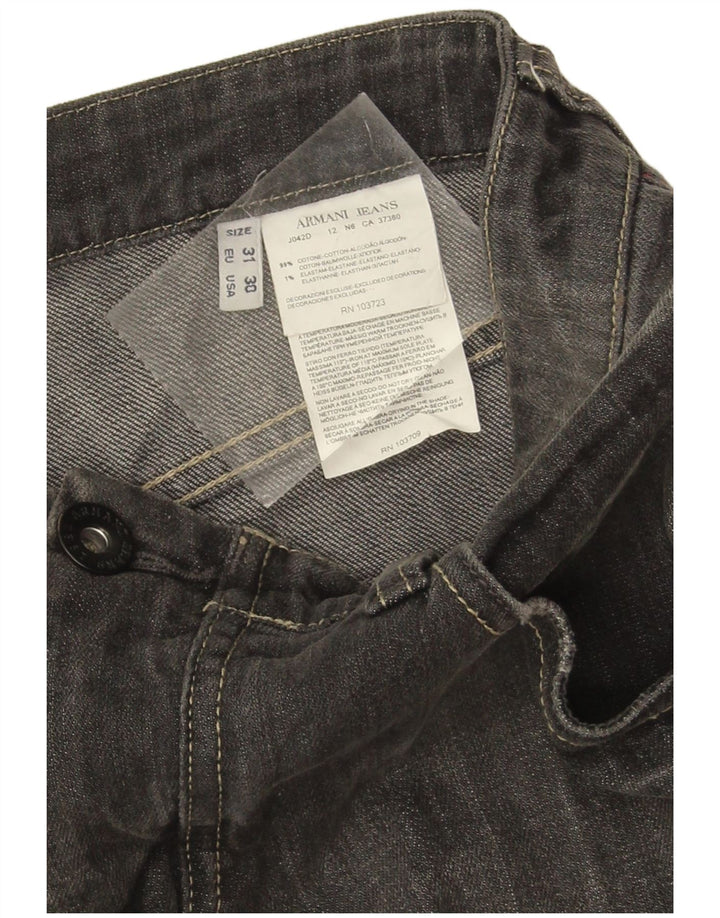 Armani Herre Slim Jeans W31 L30 Grå Bomuld