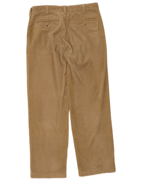 Pantaloni dritti in velluto a coste da uomo Timberland W33 L30 in cotone beige