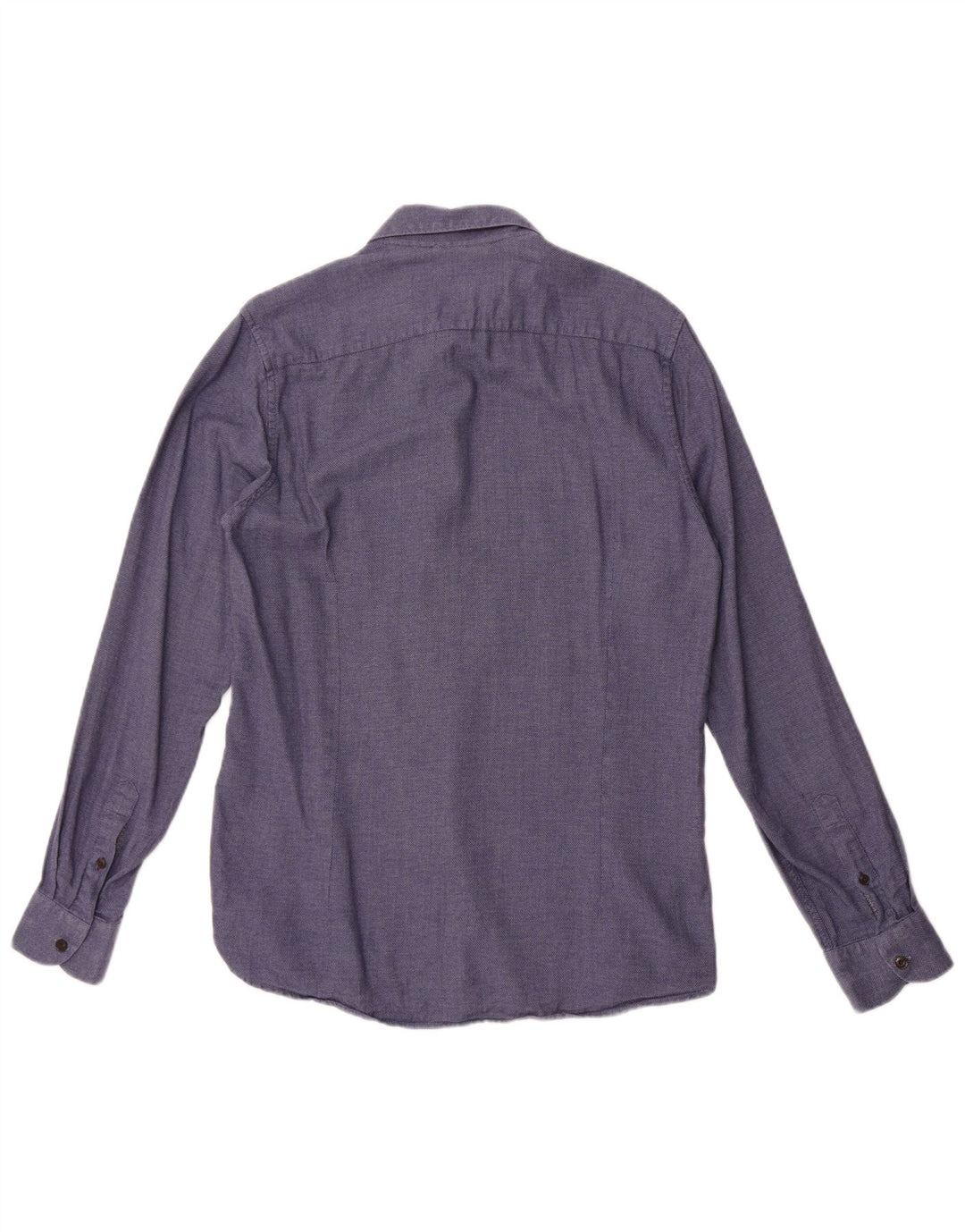 Camicia da uomo Ted Baker taglia 3 cotone blu medio