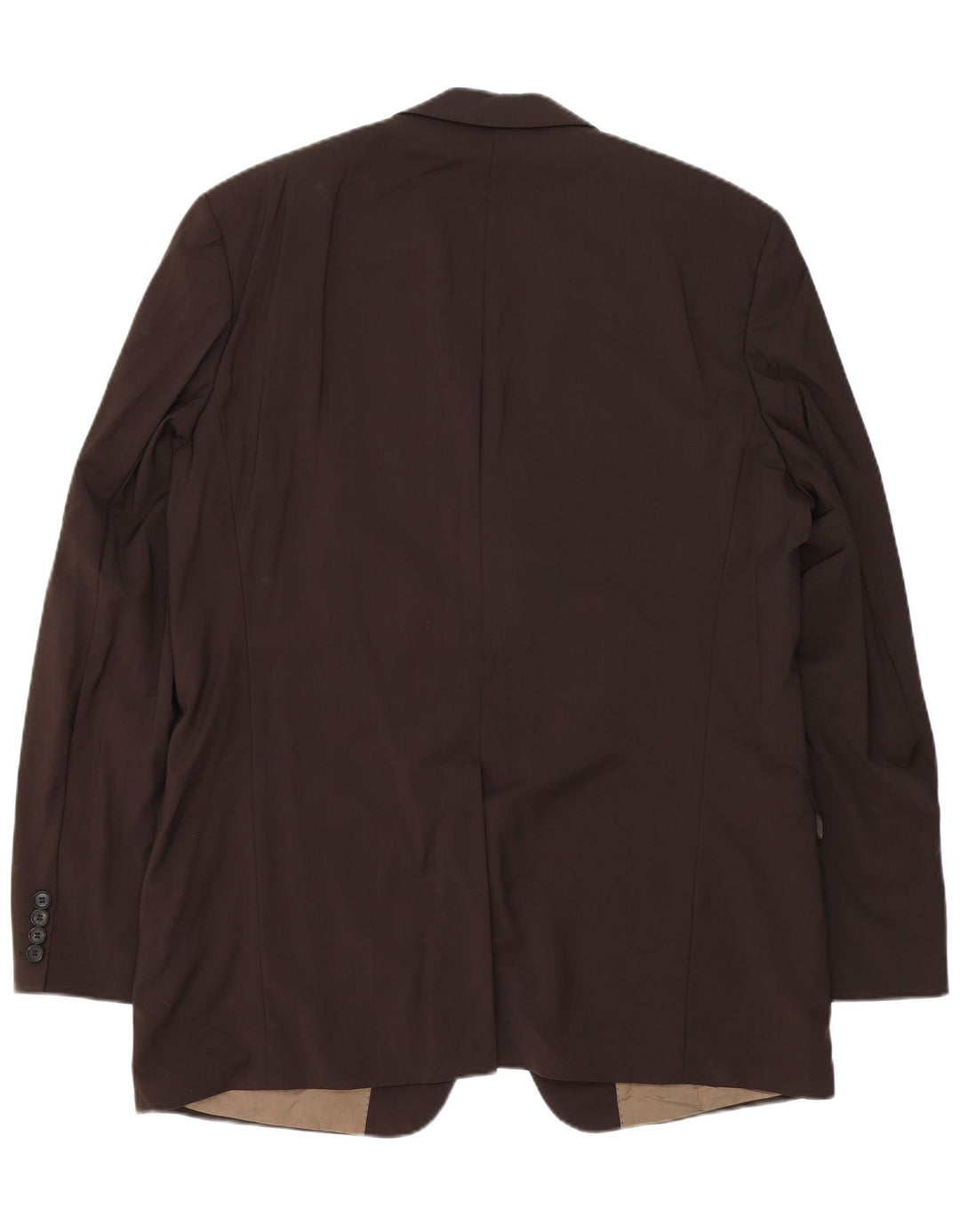 Giacca blazer da uomo a 3 bottoni Cerruti 1881 IT 51 Large in lana vergine marrone