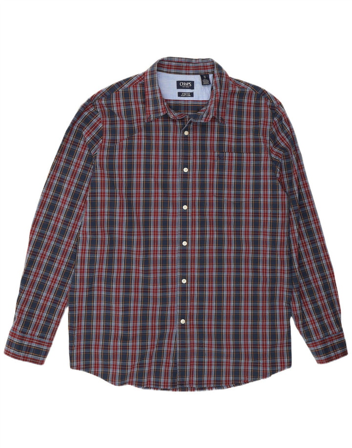 Koszula męska CHAPS Easy Care 2XL w granatową kratkę