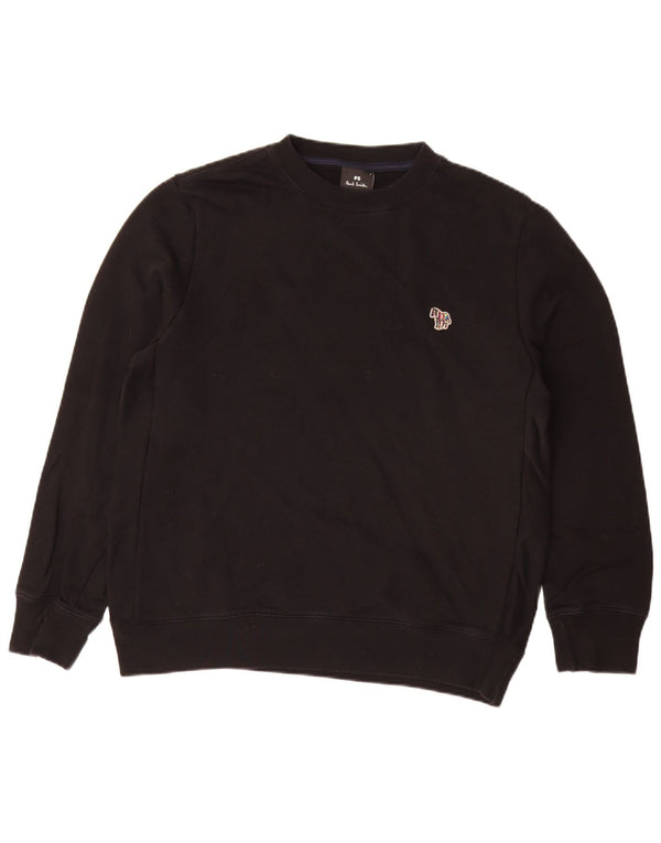 Paul Smith Mens Sweatshirt Jumper Large Black Cotton