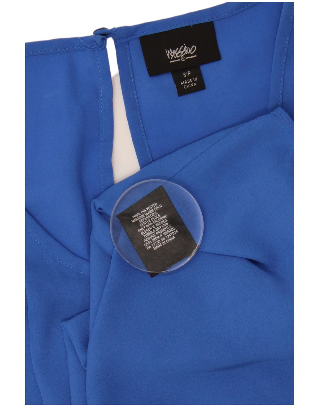MOSSIMO Camicetta senza maniche da donna Top UK 10 Small Blu Poliestere
