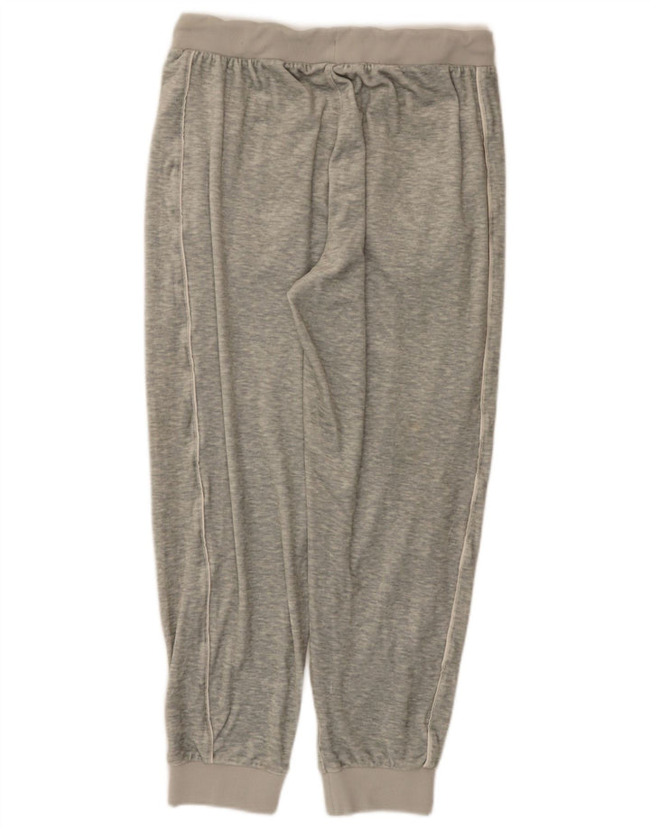 Fila Mens Velour Tracksuit Calças Joggers Cinza Médio Poliéster Flecked