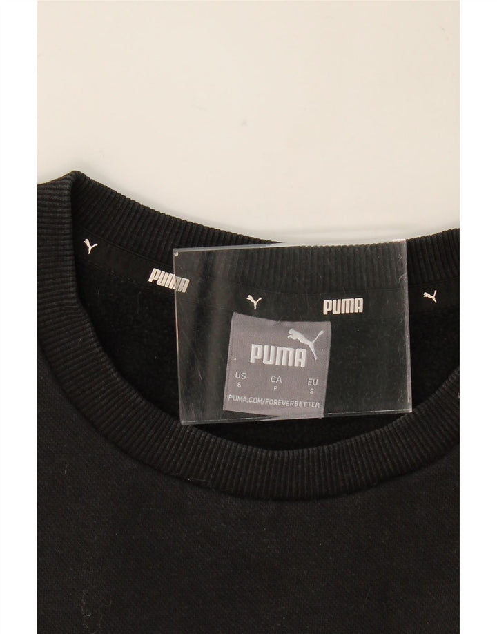 PUMA Mens Sweatshirt Jumper Small Black