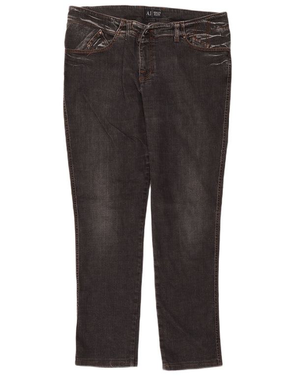Armani Mens Skinny Jeans W33 L30 Grey Cotton