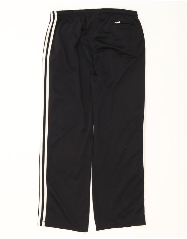 Adidas Mens Tracksuit Trousers UK 40/42 Medium Black Polyester