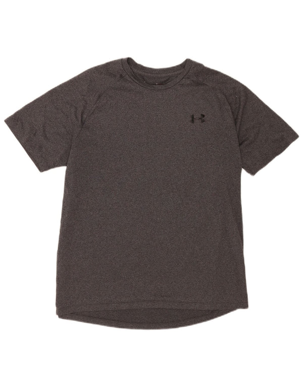 Under Armour Mens Heat Gear T-Shirt Top Medium Grey