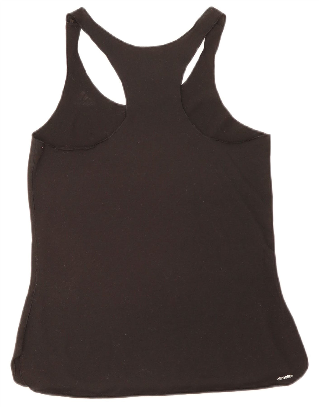 Adidas Womens Graphic Vest Top UK 8/10 Small Black Polyester