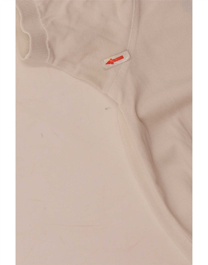 Fred Perry Mens Polo Shirt Small White Cotton