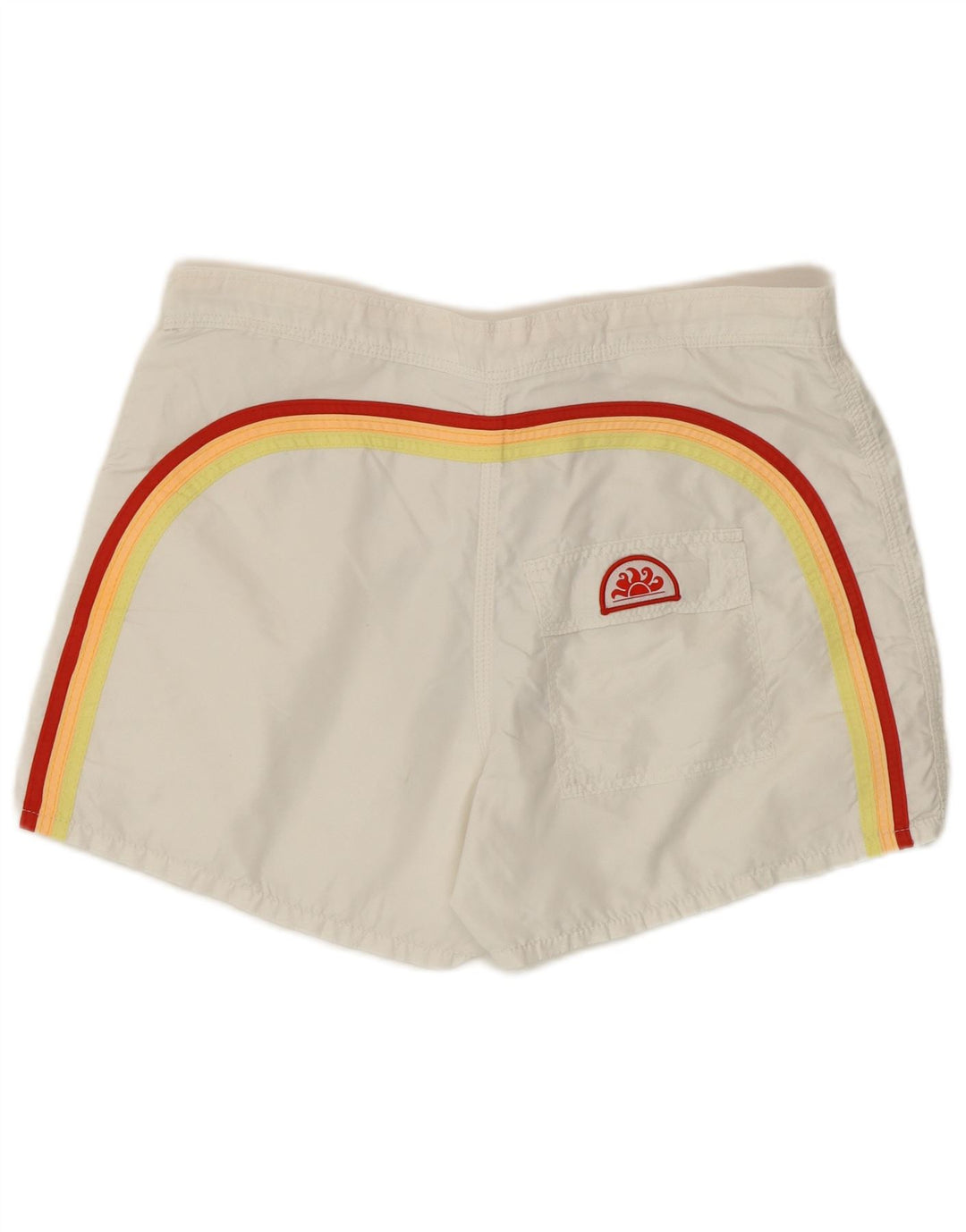Sundek Mens Swimming Shorts Medium  White Nylon