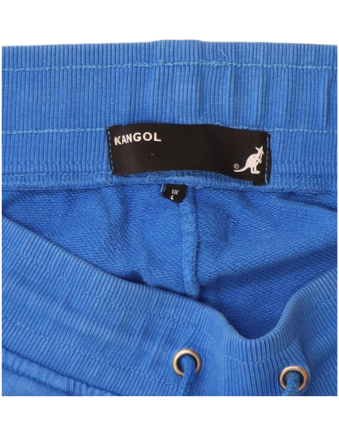 Kangol Mens Graphic Sport Shorts Large Blue Cotton