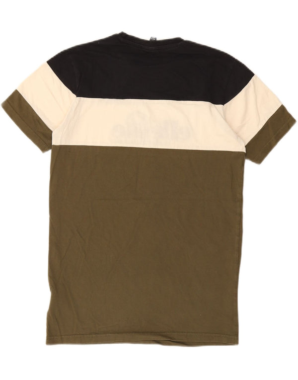 Tricou grafic pentru bărbați ELLESSE Top XS bumbac color-bloc multicolor