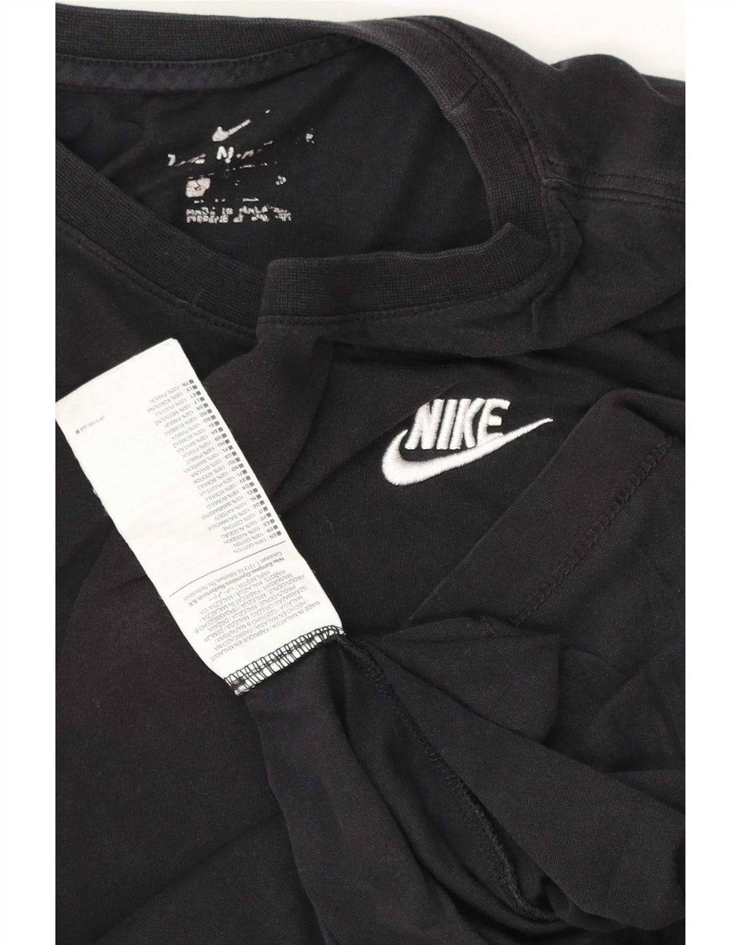 T-shirt Nike da uomo Top Small in cotone nero