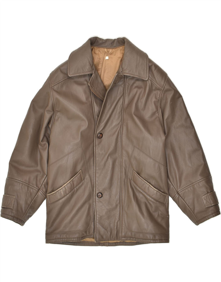 Giacca in Pelle Uomo CONBIPEL IT 46 Piccola Pelle Marrone