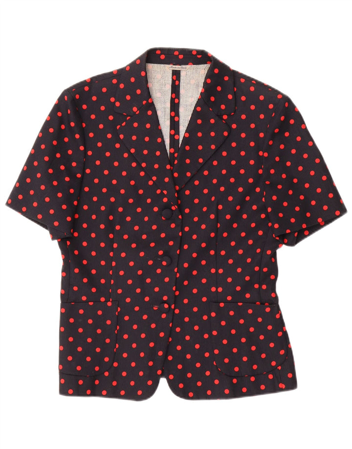 Giacca blazer da donna a maniche corte MELROSE IT 44 media a pois neri