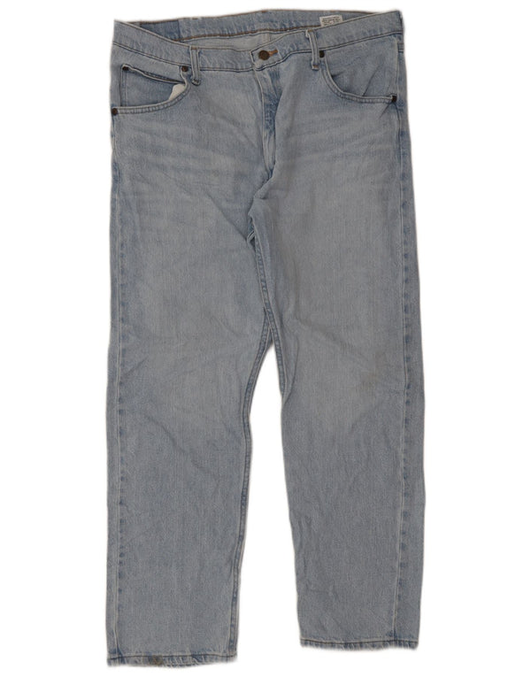 Jeans dritti da uomo Wrangler W36 L29 cotone blu