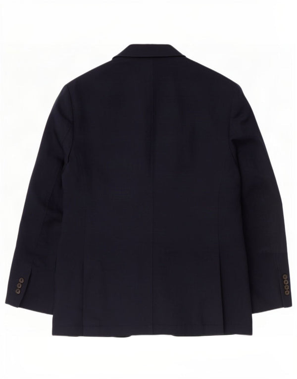 Marks & Spencer Veste blazer à 2 boutons pour homme UK 44 XL Bleu marine Coton