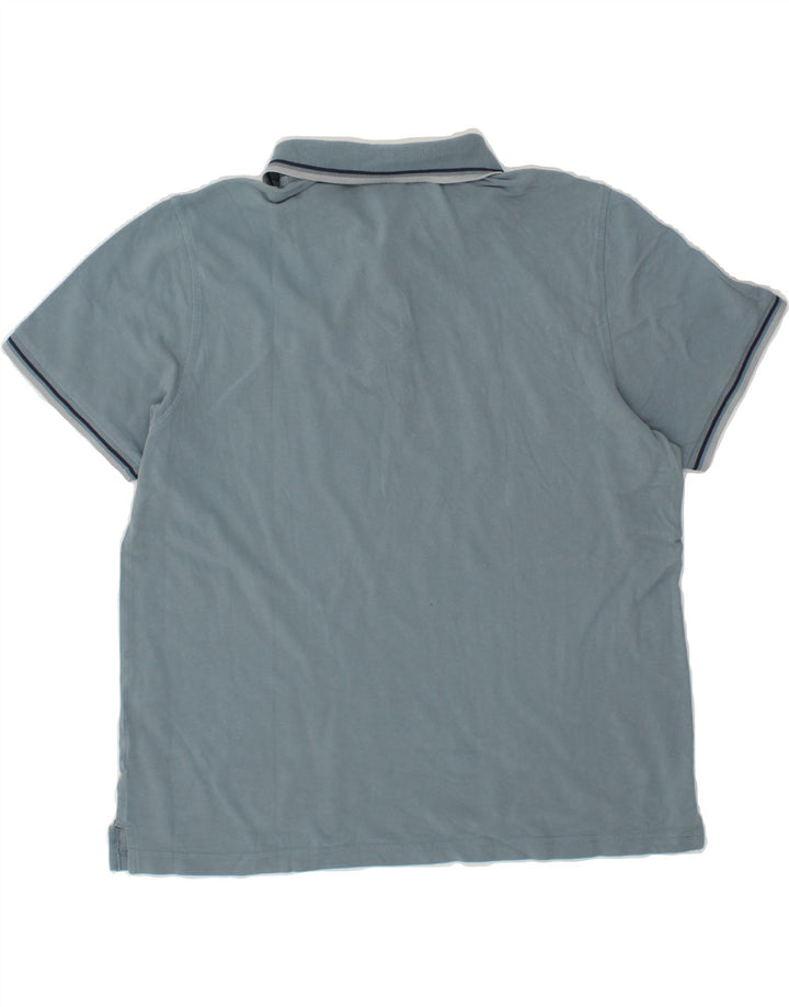 LOTTO Mens Polo Shirt Medium Blue Cotton Vintage Lotto and Second-Hand Lotto from Messina Hembry 