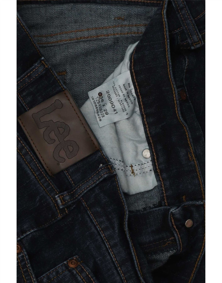 Lee Jean droit homme W36 L29 bleu marine coton