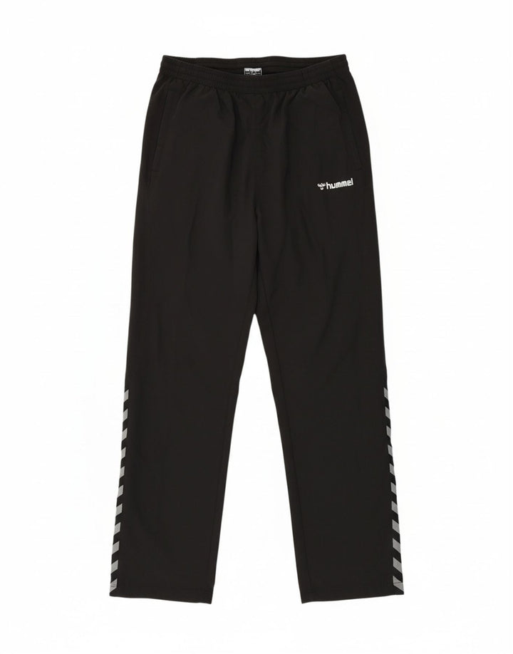 HUMMEL Mens Tracksuit Trousers 2XL  Black Polyester Vintage Hummel and Second-Hand Hummel from Messina Hembry 