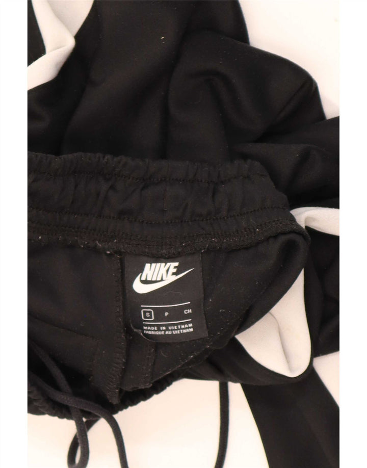 Nike Swoosh træningsdragt bukser til mænd Small Black Colourblock Polyester